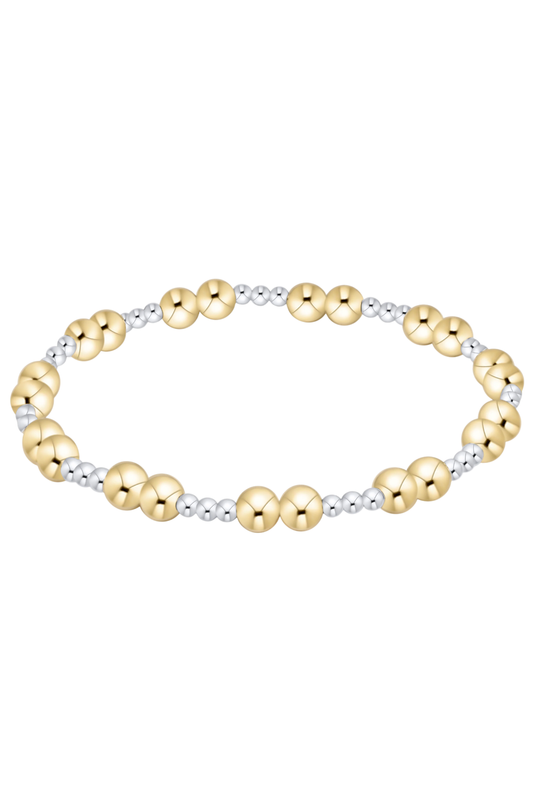together mixed metal 5mm bracelet
