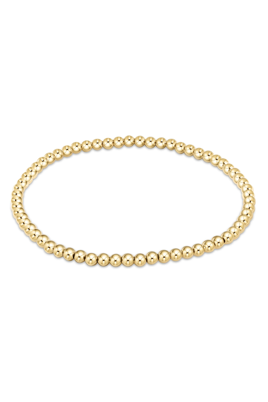 classic gold 3mm bracelet
