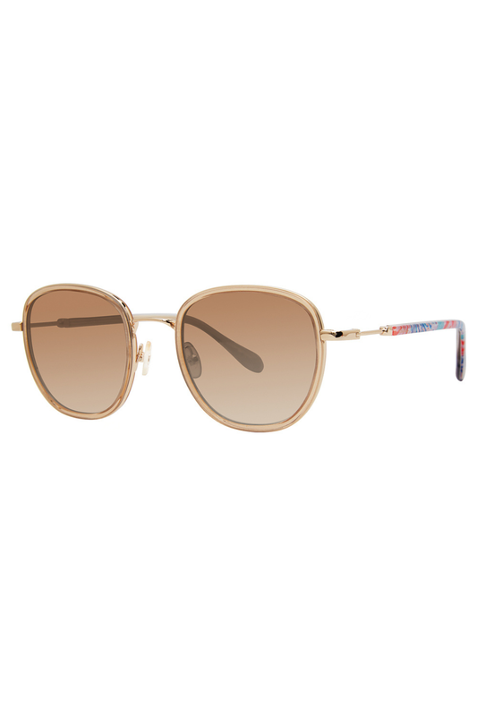 Lilly Pulitzer Monaco Sunglasses - Gold Shimmer