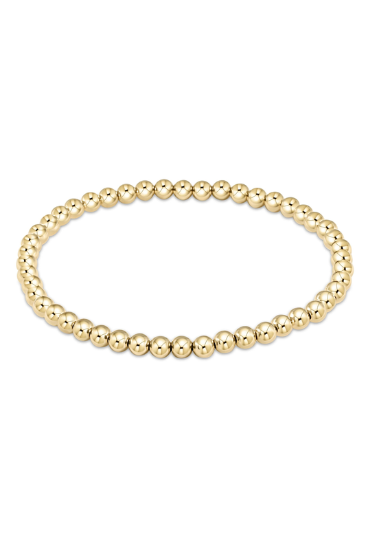 classic gold 4mm bracelet