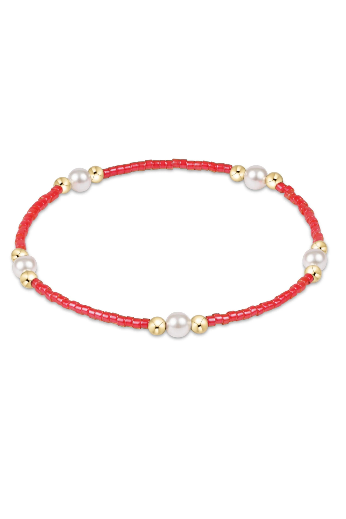 hope purpose pearl bracelet - sherbert