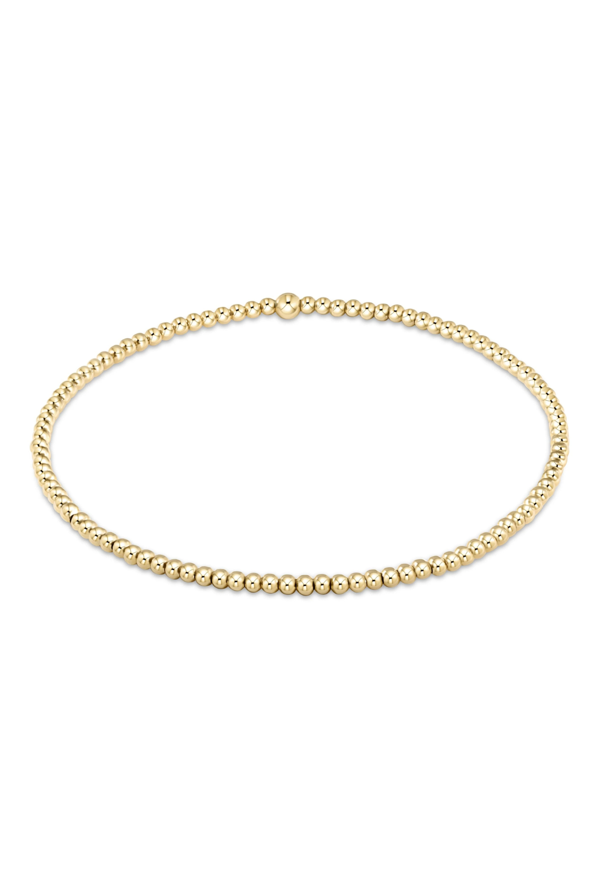 classic gold 2mm bracelet