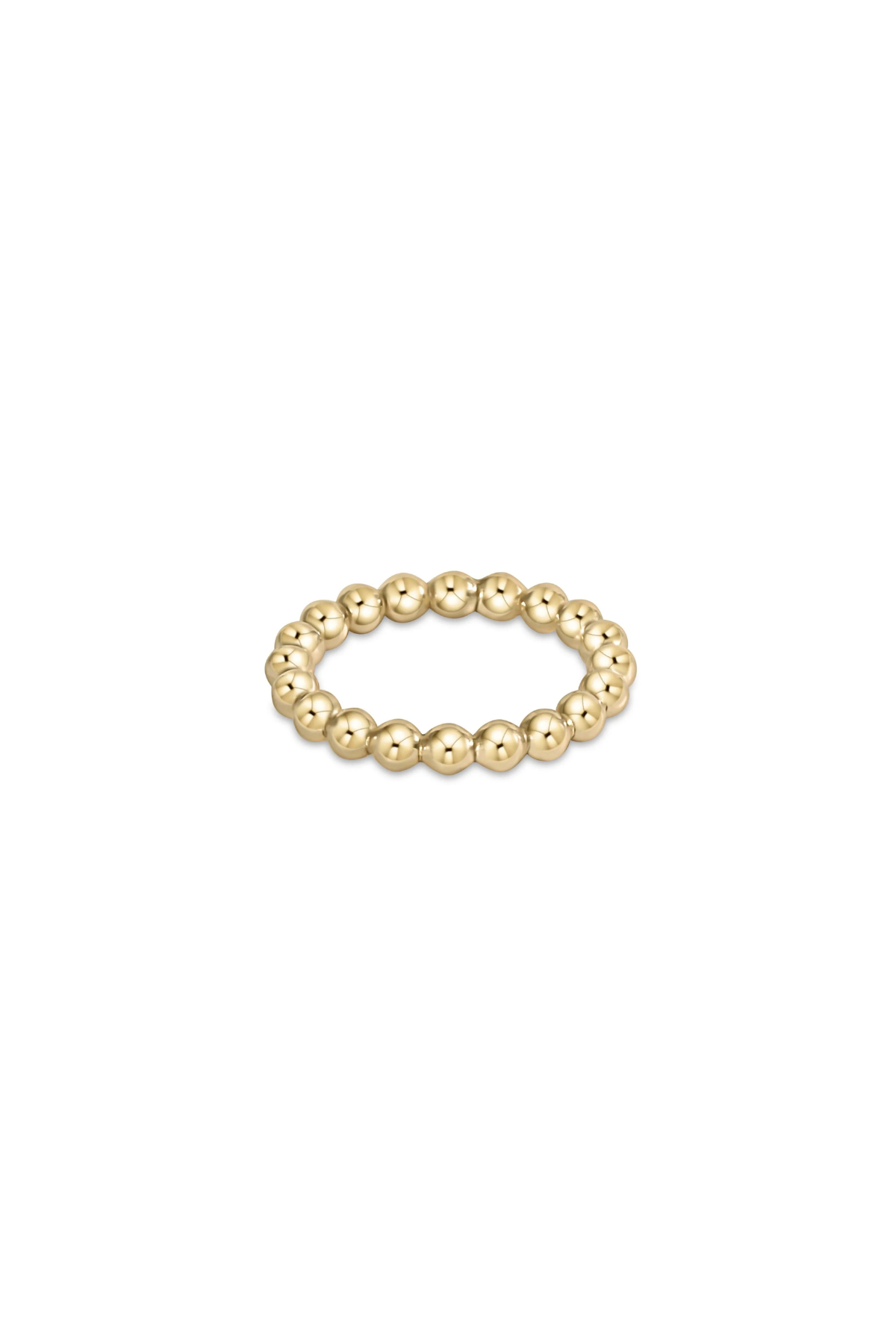 classic gold 3mm bead ring