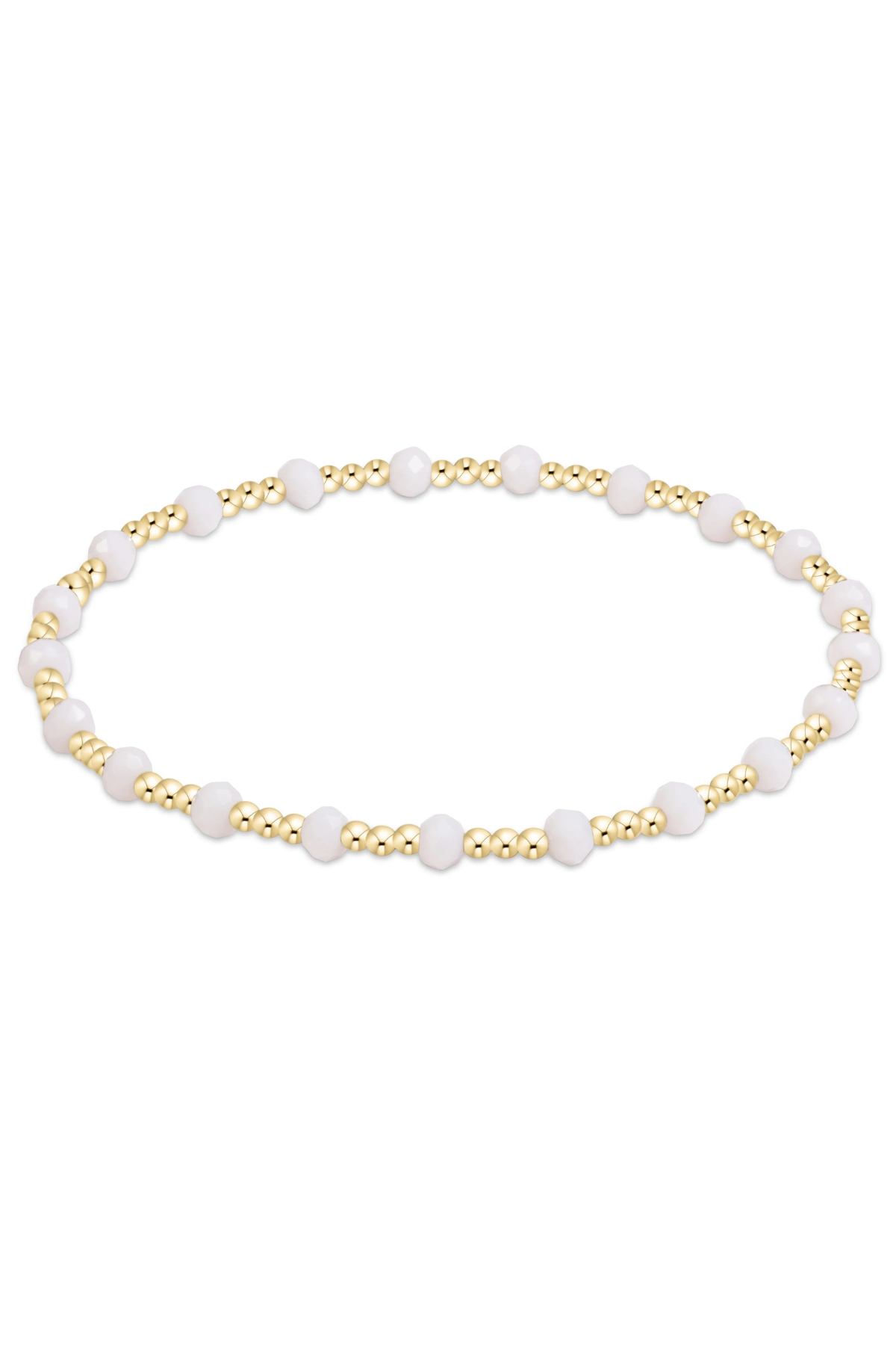 gameday flirty sincerity bracelet - white