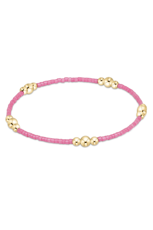hope purpose gold bracelet - bubblegum
