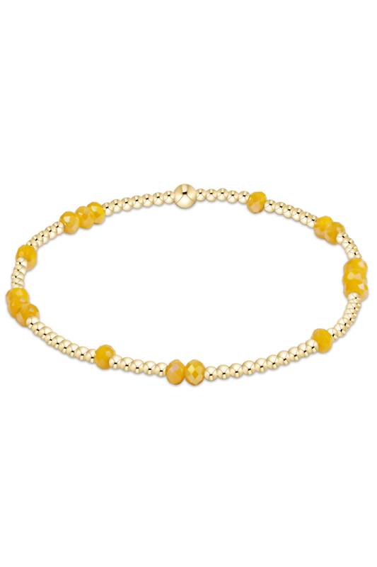 gameday flirty hope unwritten bracelet - golden yellow