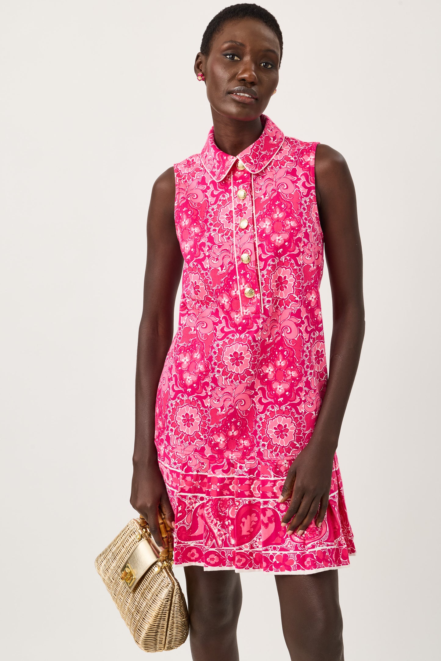 Pink Aster The Casbah Engineered Shift Dress