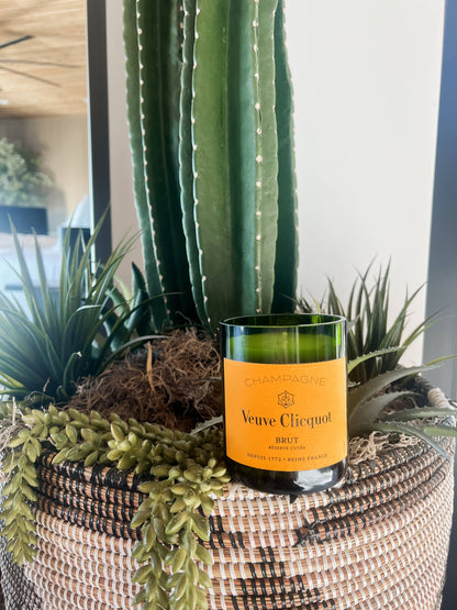Recycled Veuve Novelty Candle: Medium