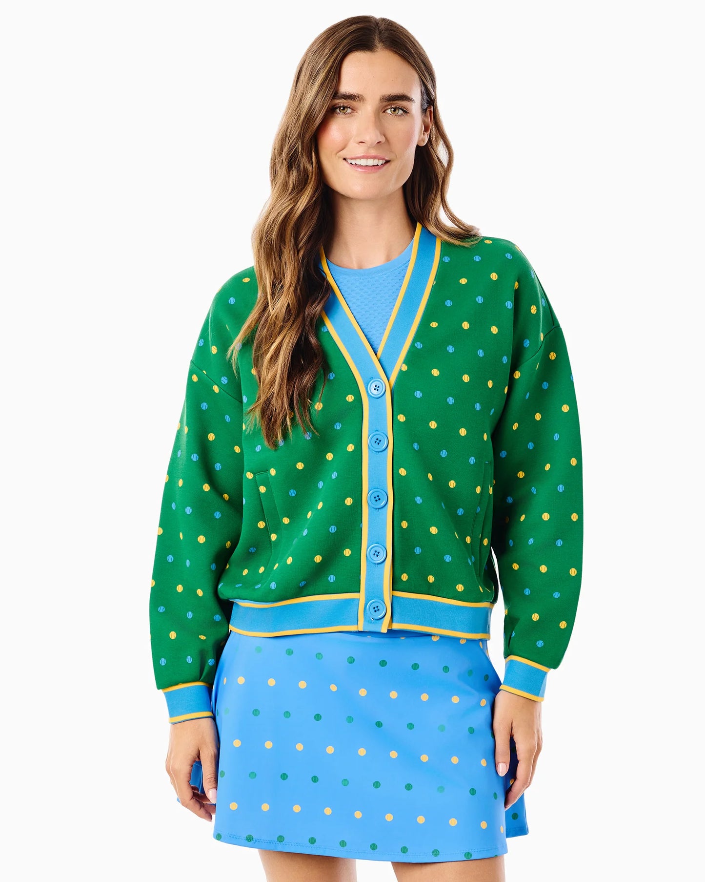 Soft Luxe Abbott Sweatshirt Cardigan - Evergreen Serve