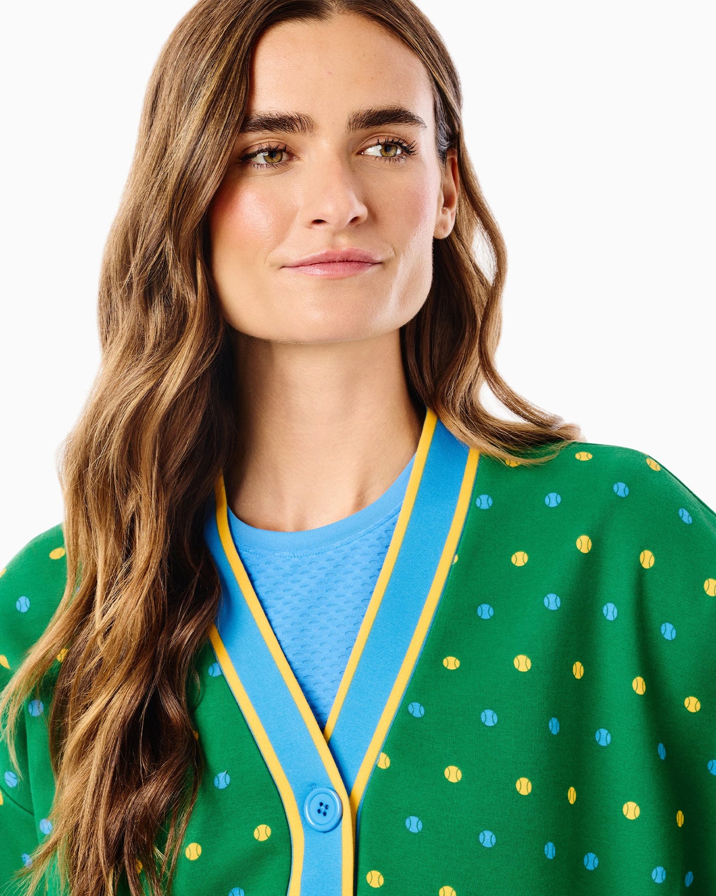 Soft Luxe Abbott Sweatshirt Cardigan - Evergreen Serve