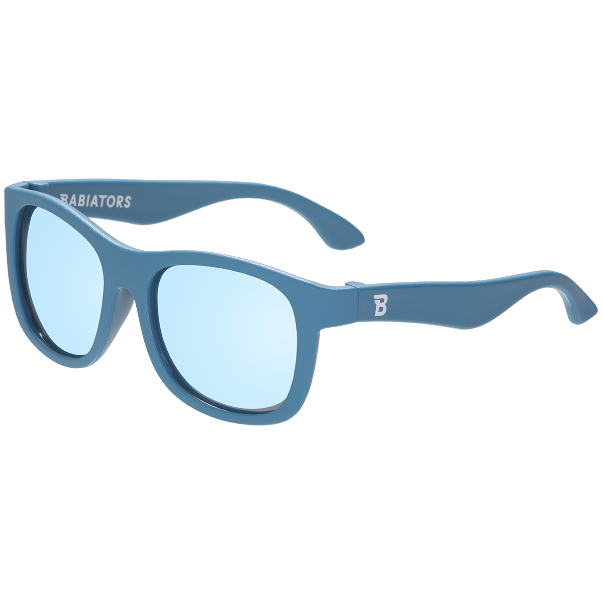Midnight Blue Polarized Kid Sunglasses with Mirrored Lens: Ages 6+