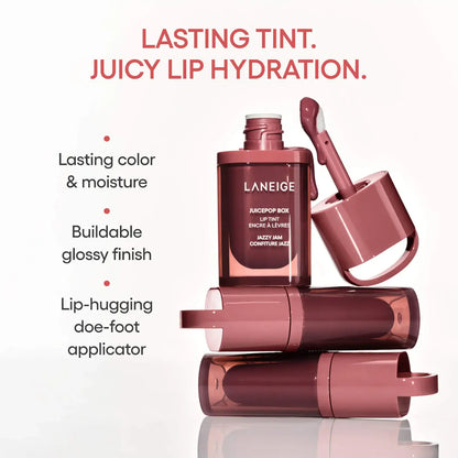 LANEIGE JuicePop Box Hydrating & Lightweight Oil Lip Tint: #1 Popstar Peach
