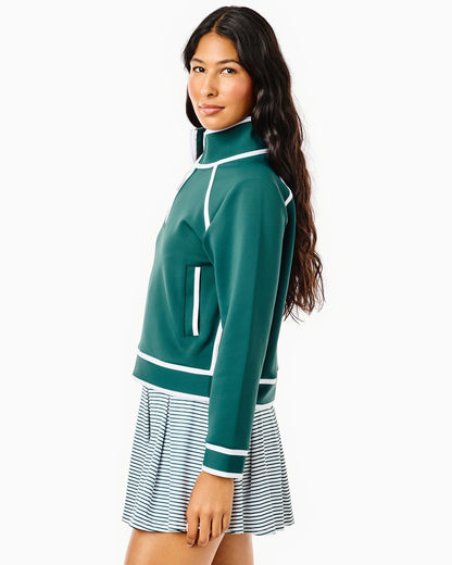 Scuba Light Bainbridge Quarter Zip Sweatshirt - Ivy