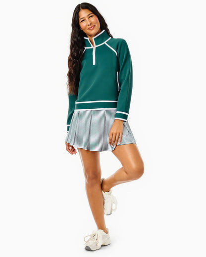 Scuba Light Bainbridge Quarter Zip Sweatshirt - Ivy
