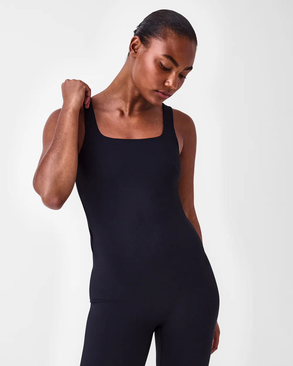 SPANXshape™ Booty Boost® Flare Jumpsuit - Very Black