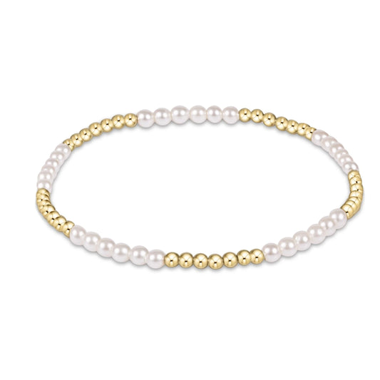 hope unwritten pearl 6mm bracelet