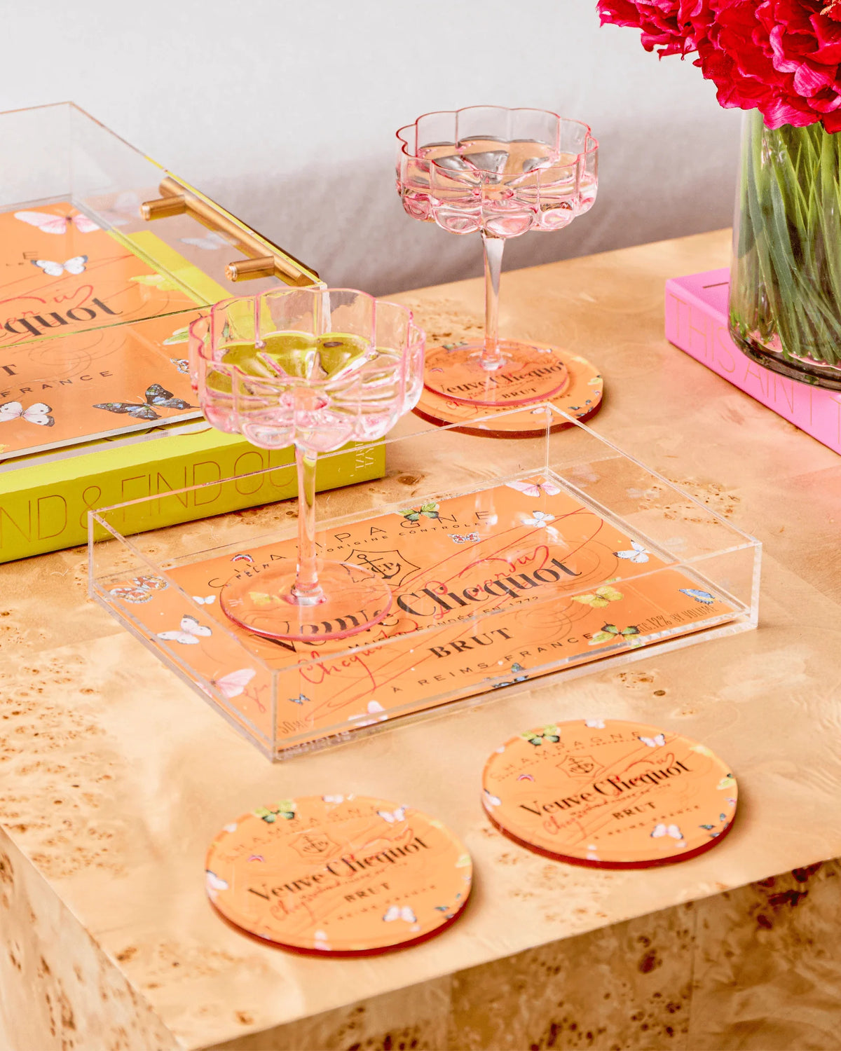 Bubbly Butterfly Coaster - Set of 4