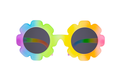 Baby Sunglasses Original Flower: Flower Power | Smoke Lenses: Ages 3-5