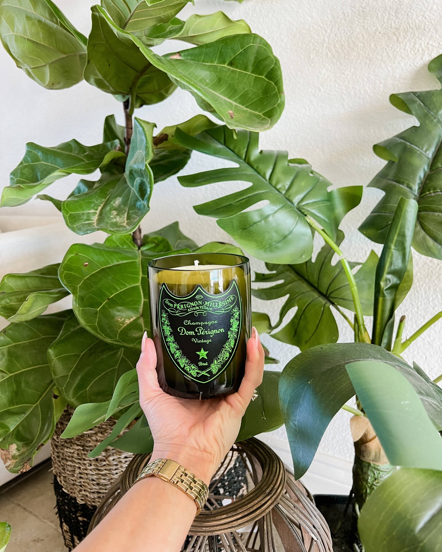 Recycled Dom Luminous Candle: Grapefruit/Mango/Vanilla