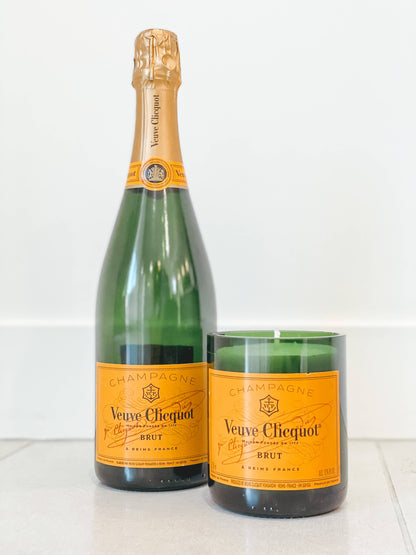 Recycled Veuve Novelty Candle: Small
