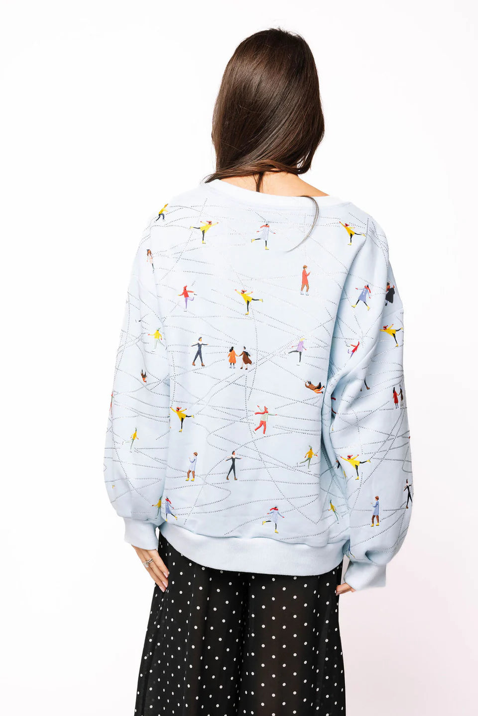 Ice Blue Ice Skating Sweatshirt