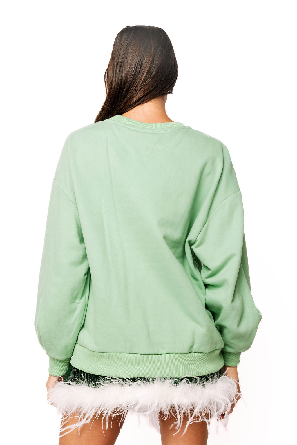 Green 'Tini Bit Merry' Sweatshirt