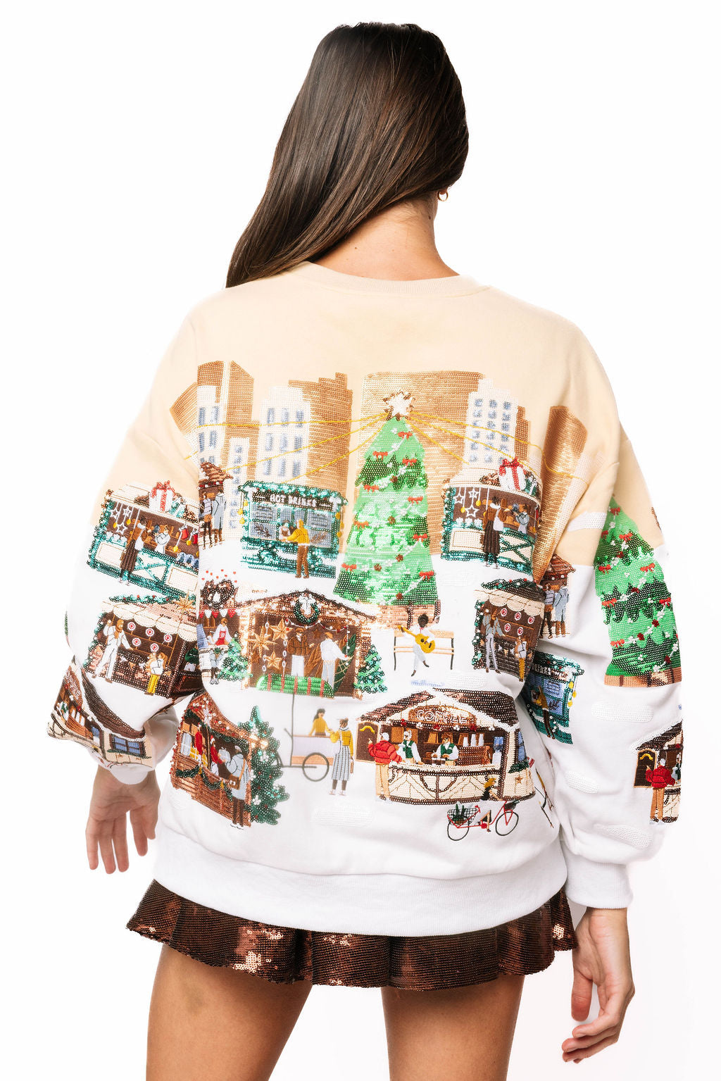 Multi Christmas Market Sweatshirt
