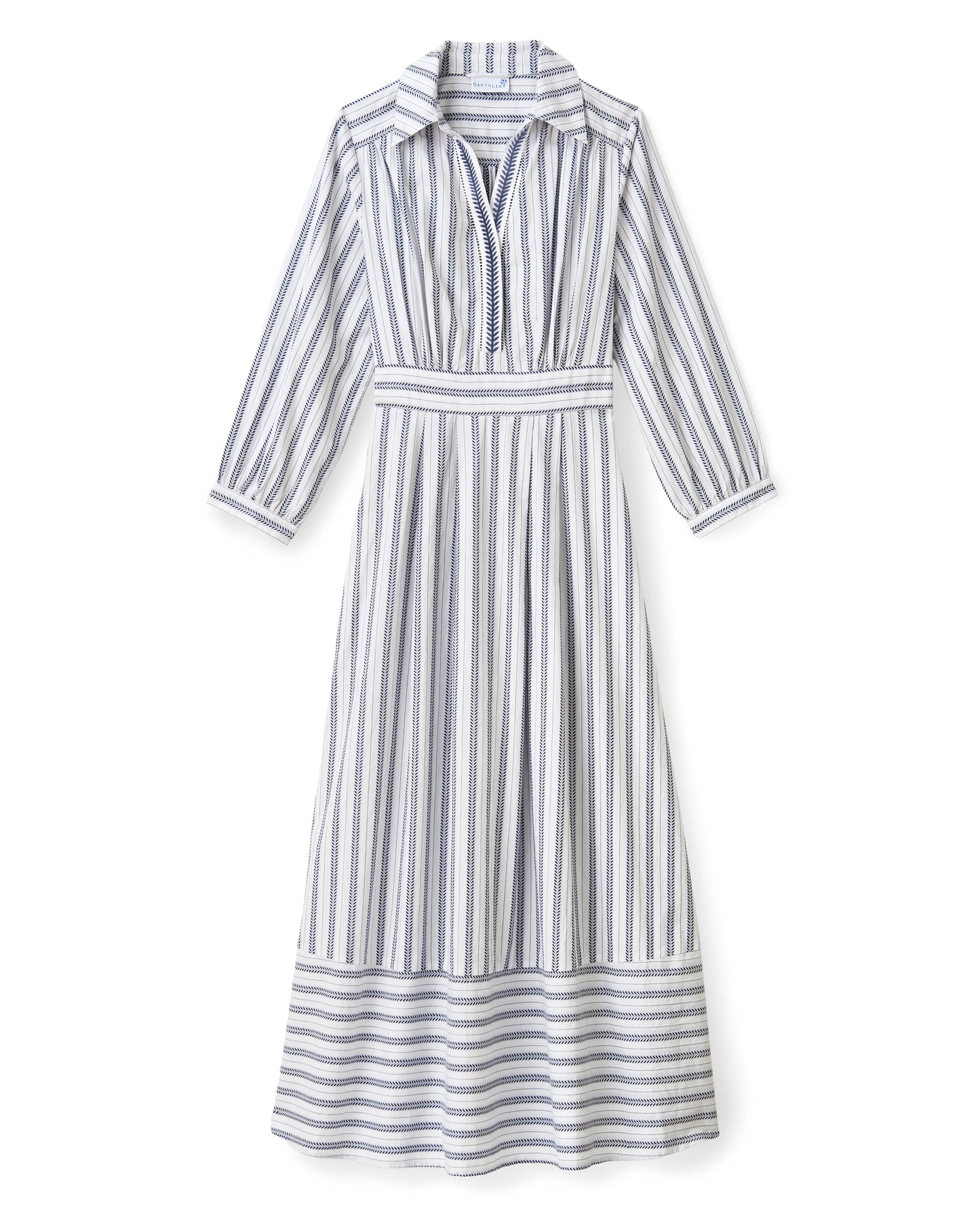 Seraphina Dress - Coastal Indigo Stripe
