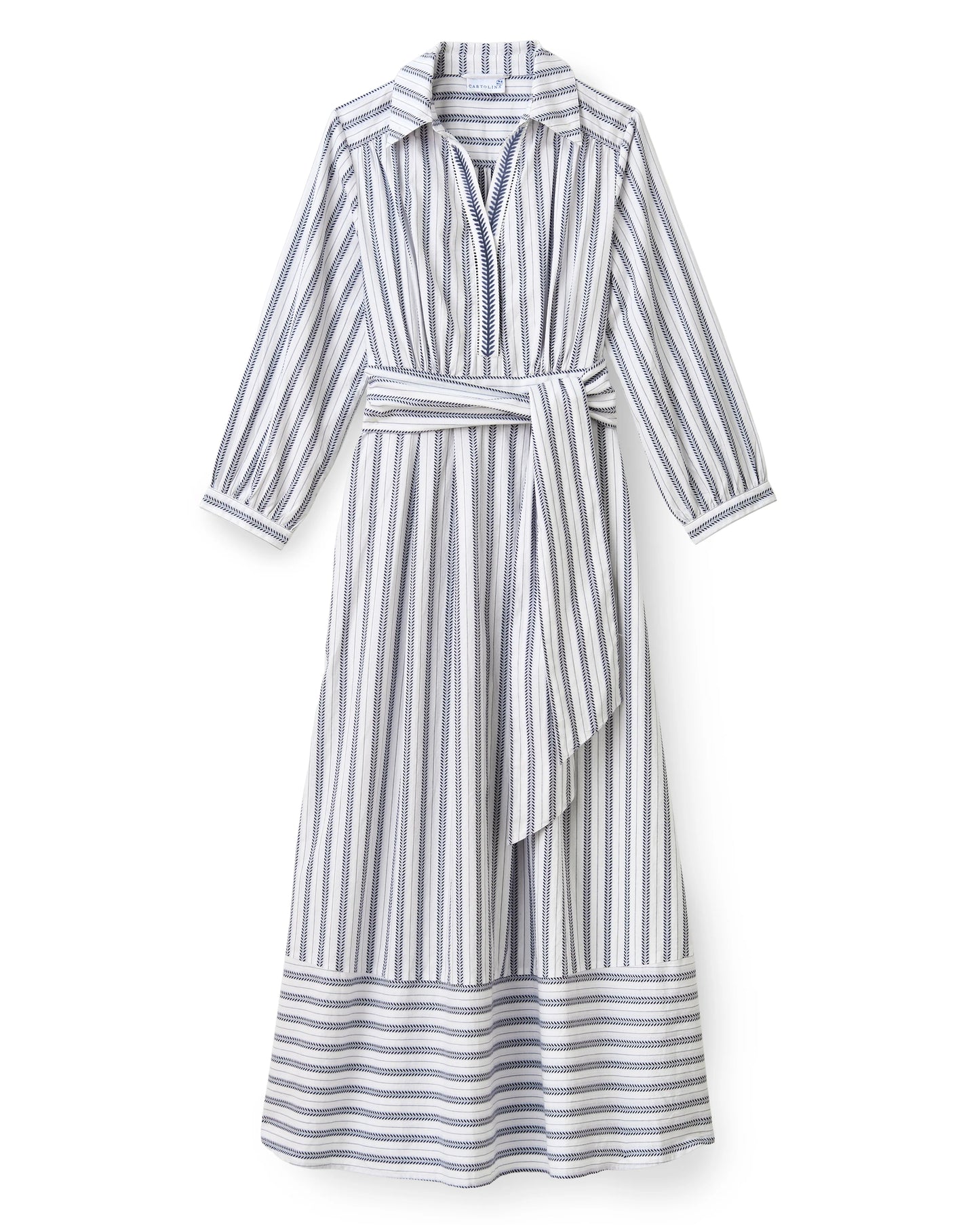 Seraphina Dress - Coastal Indigo Stripe