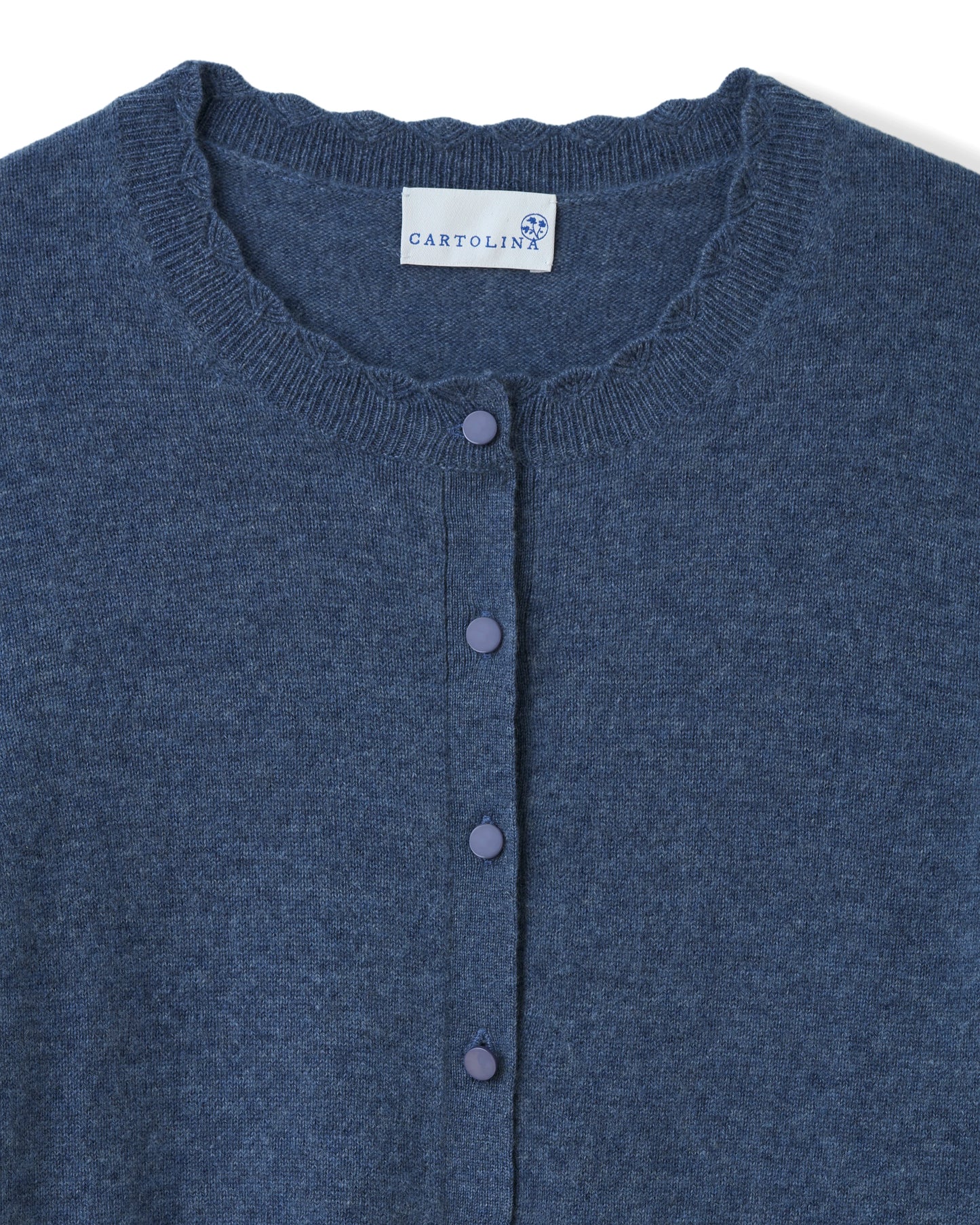 Lucy Long Sleeve Cardigan - Gallery Blue