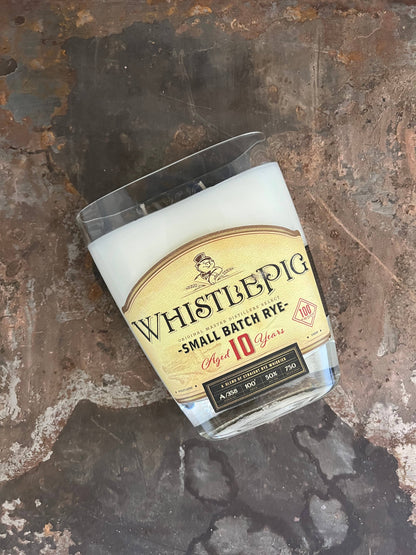 Recycled Whistle Pig Candle: Grapefruit/Mango/Vanilla