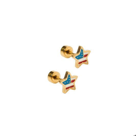 Screwback Stud Earrings - Liberty