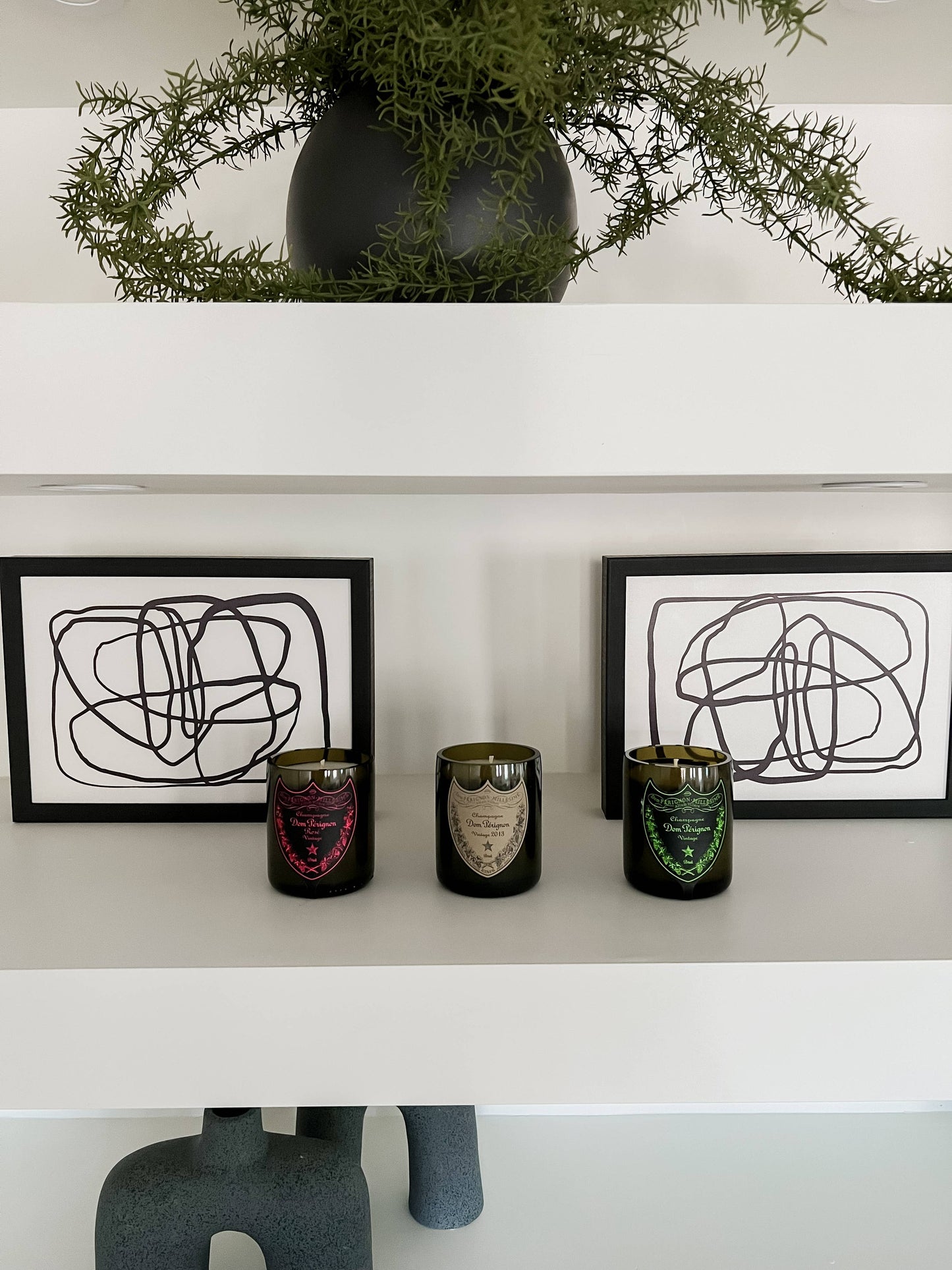 Recycled Dom Luminous Candle: Grapefruit/Mango/Vanilla