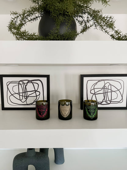 Recycled Dom Luminous Candle: Grapefruit/Mango/Vanilla