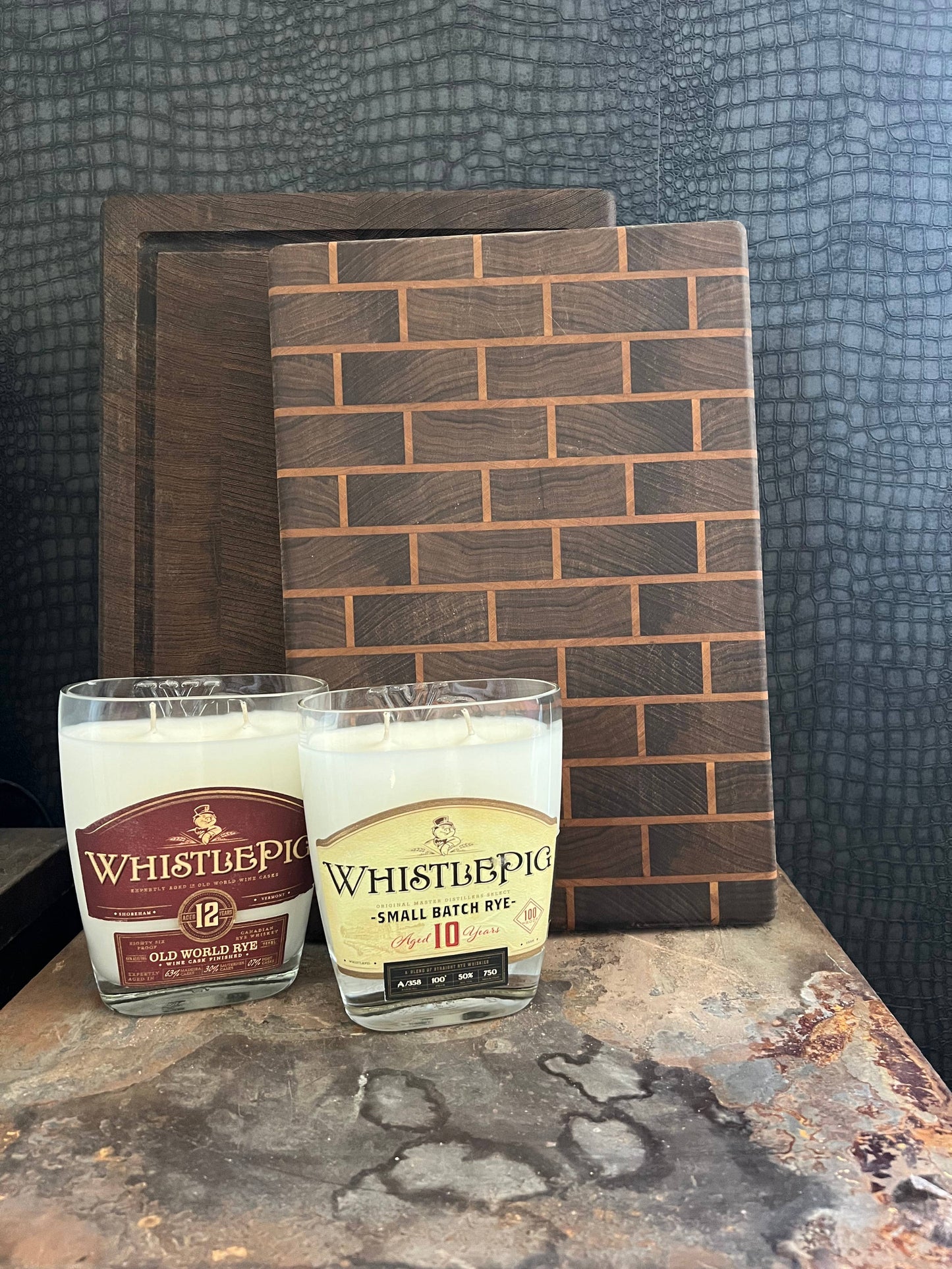 Recycled Whistle Pig Candle: Grapefruit/Mango/Vanilla