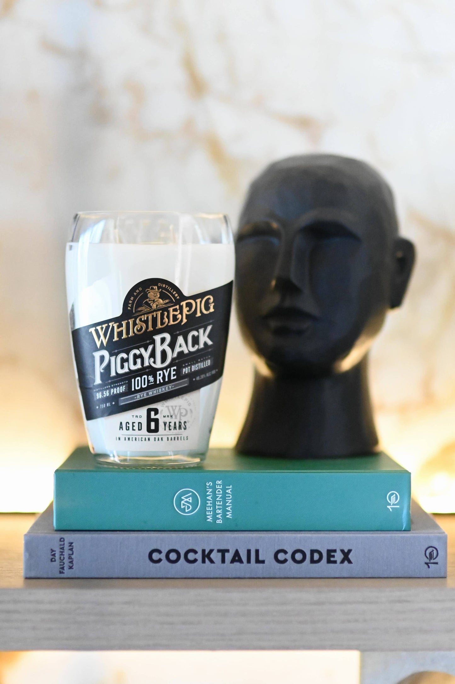 Recycled Whistle Pig Candle: Grapefruit/Mango/Vanilla