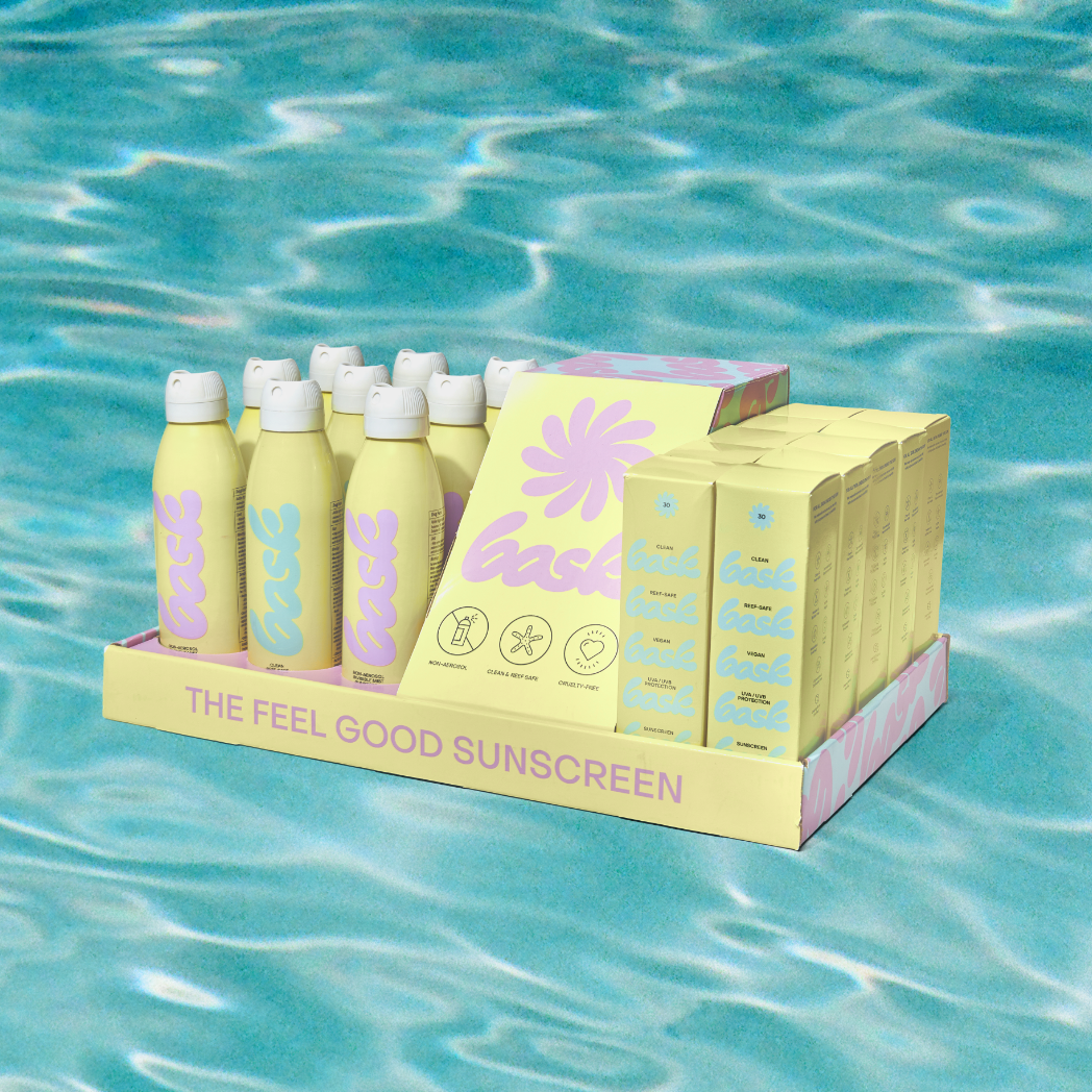 Bask Sunscreen Display Case [Display Only]