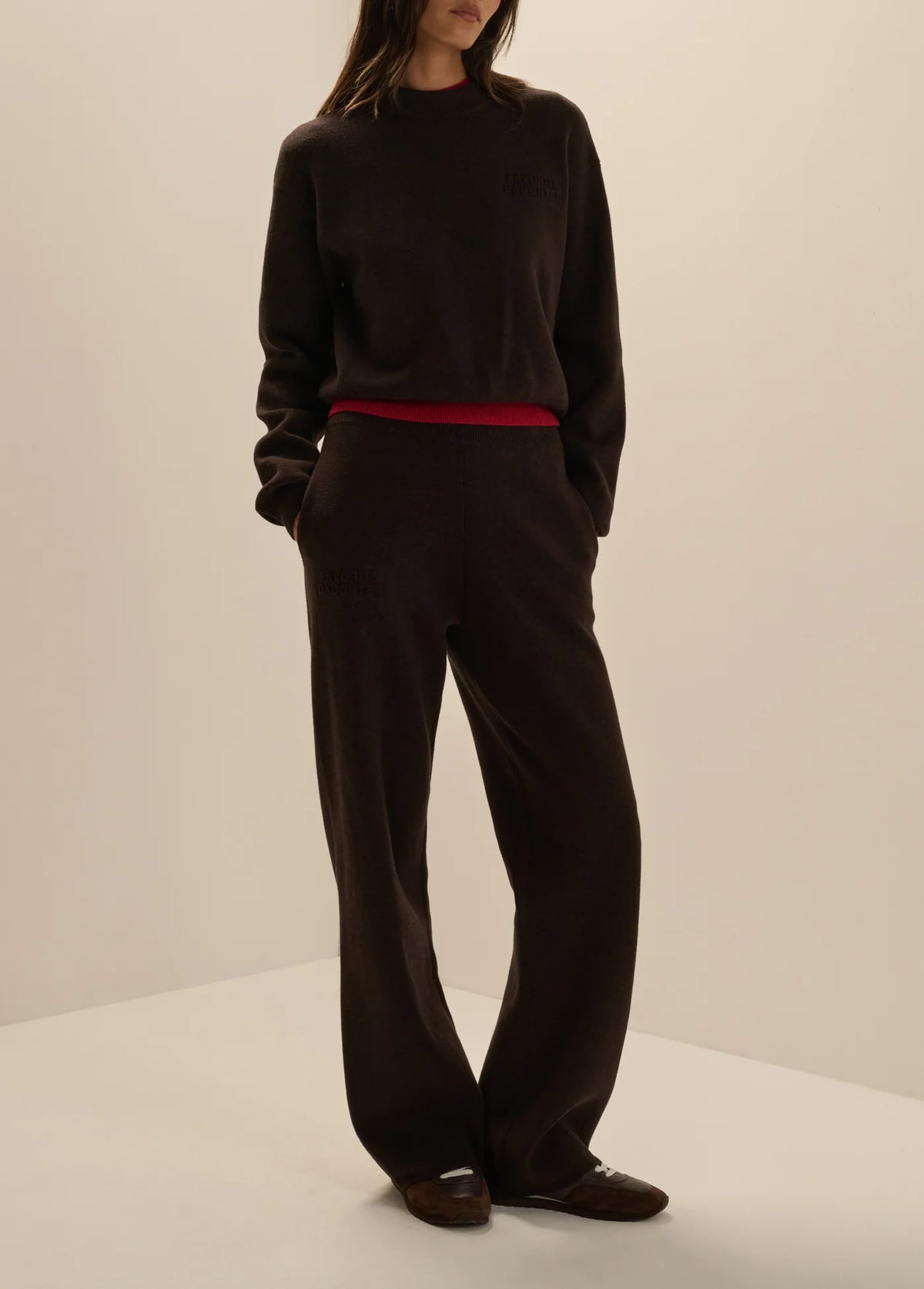 The Fatigue Sisters Wide Leg Pant - Espresso