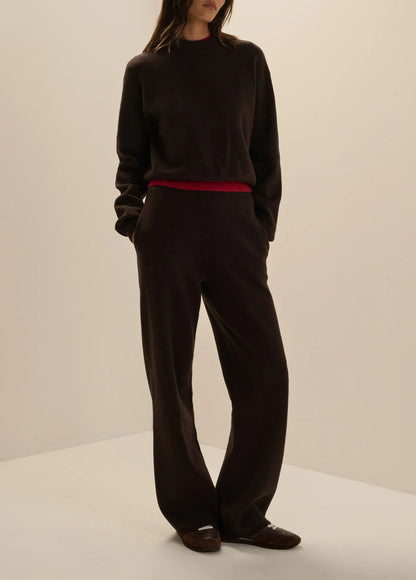 The Fatigue Sisters Wide Leg Pant - Espresso
