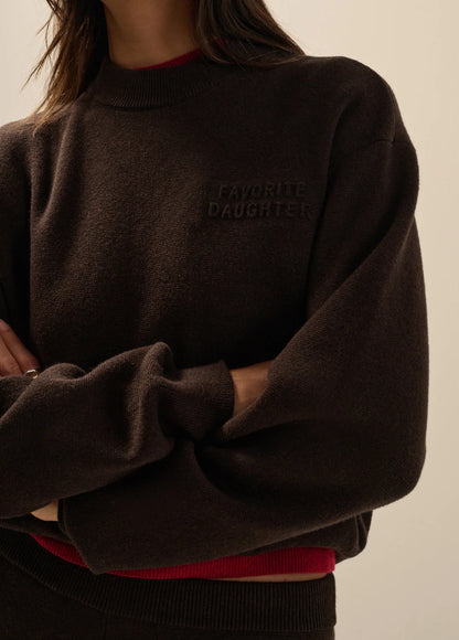 The Fatigue Sisters Sweatshirt - Espresso