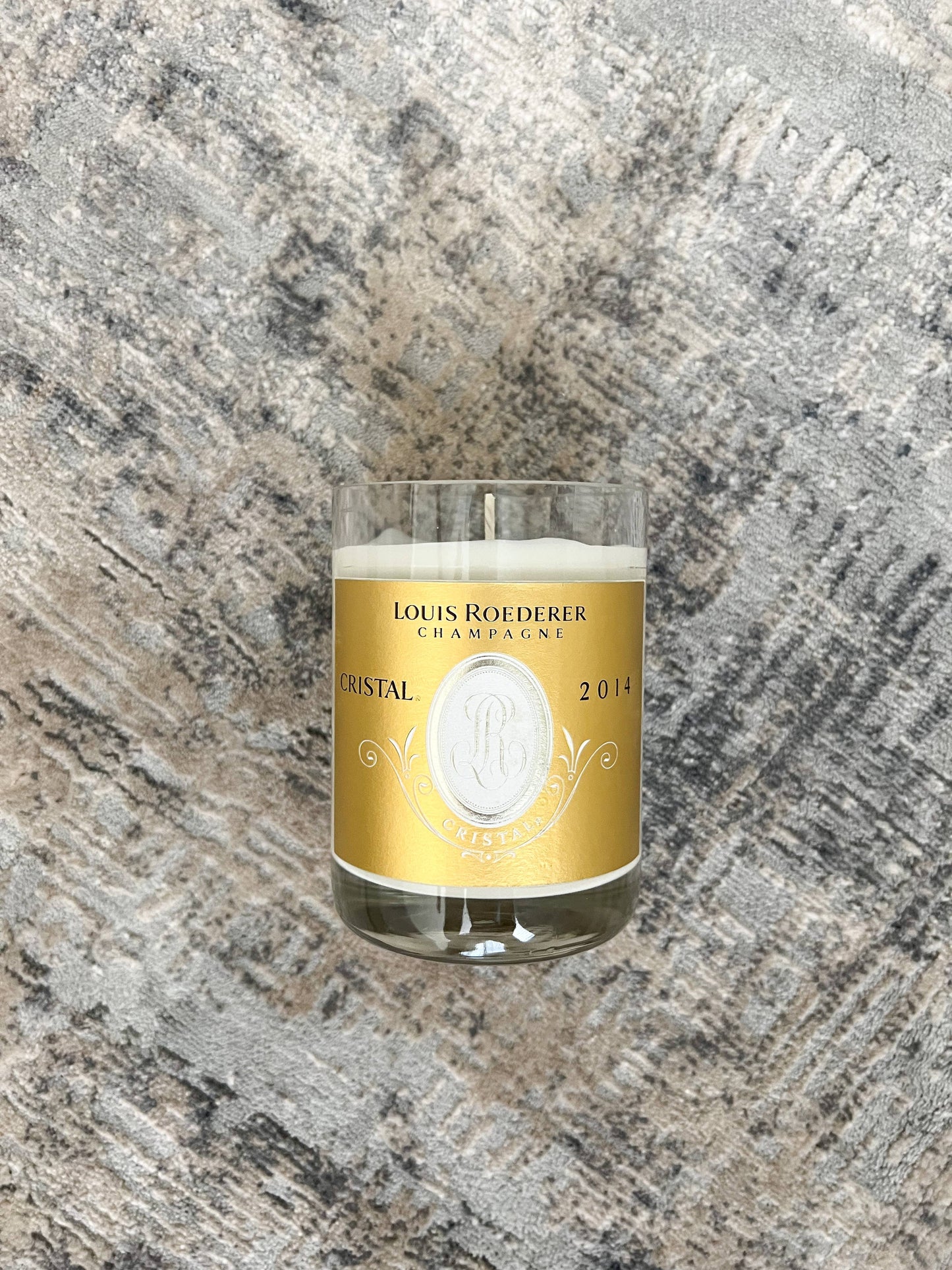 Recycled Cristal Candle: Grapefruit/Mango/Vanilla