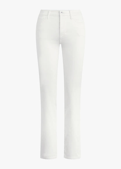 The Jen Mid Rise Slim Straight Jean - Anchorage White