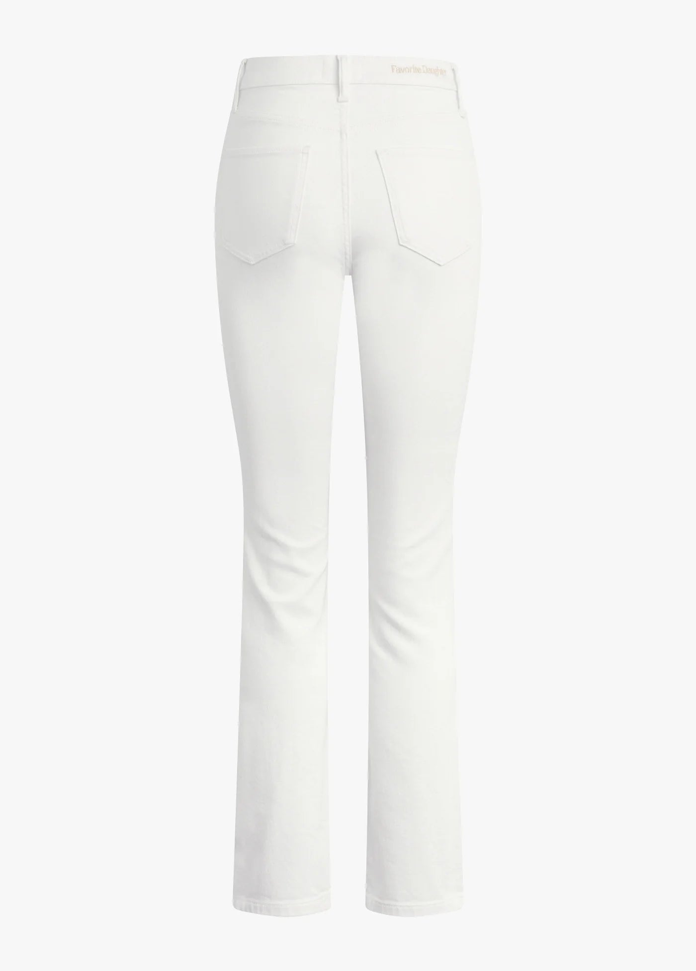 The Jen Mid Rise Slim Straight Jean - Anchorage White