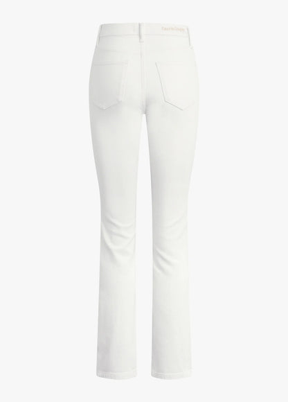 The Jen Mid Rise Slim Straight Jean - Anchorage White