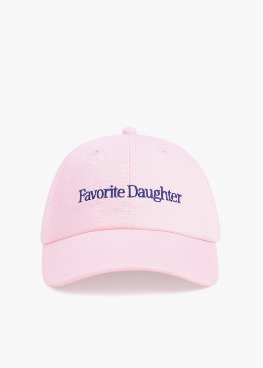 Classic Logo Baseball Hat - Light Pink/Navy