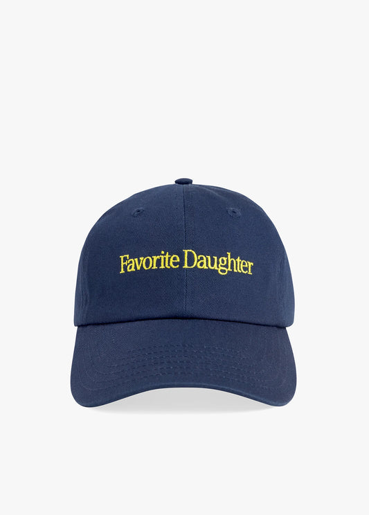 Classic Logo Baseball Hat - Navy/Yellow