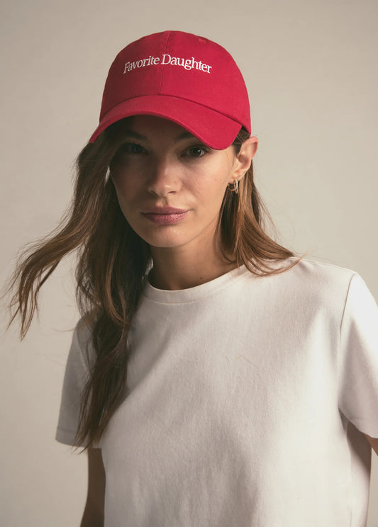 The Classic Logo Baseball Hat - Red/White