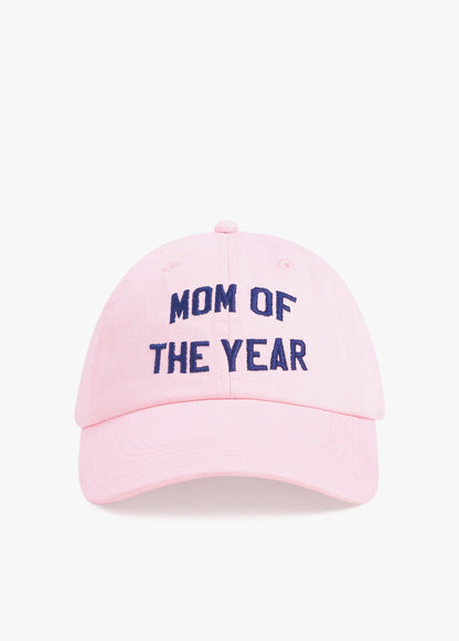 The Mom Of The Year Baseball Hat - Light Pink/Navy