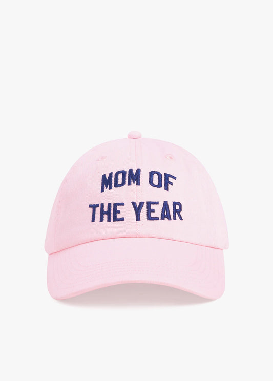 The Mom Of The Year Baseball Hat - Light Pink/Navy