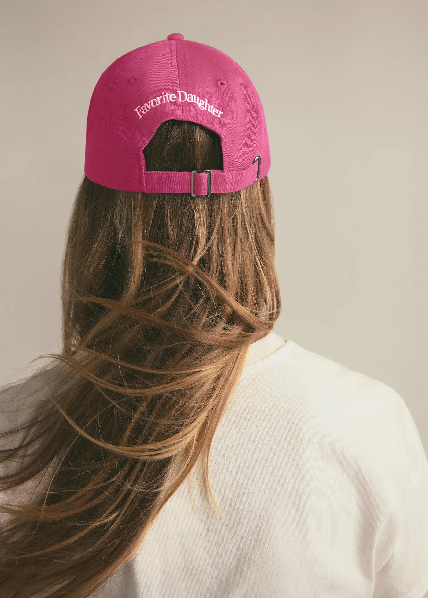 The Mom Of The Year Baseball Hat - Pink
